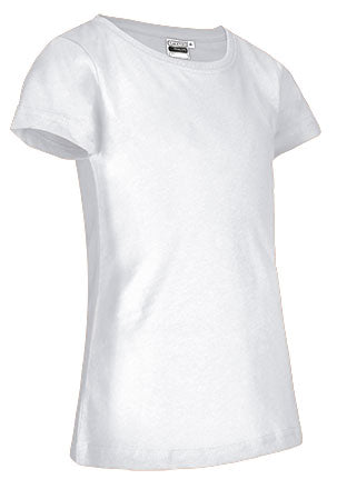 T-shirt feminina (2 a 14 anos - M/ curta)