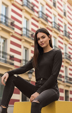 T-shirt feminina (M/ Comprida)