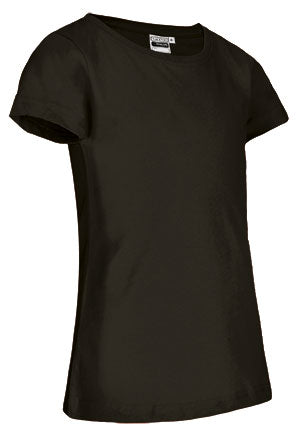 T-shirt feminina (2 a 14 anos - M/ curta)