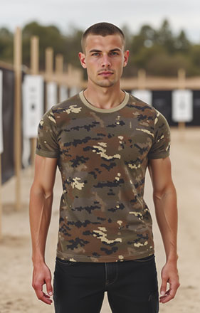 T-shirt Camuflada Pixel