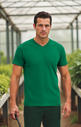 T-shirt Clássica V-Neck (Manga Curta)